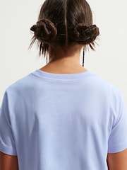 Nike Ghost Blue Cropped T-Shirt - Image 4 of 5