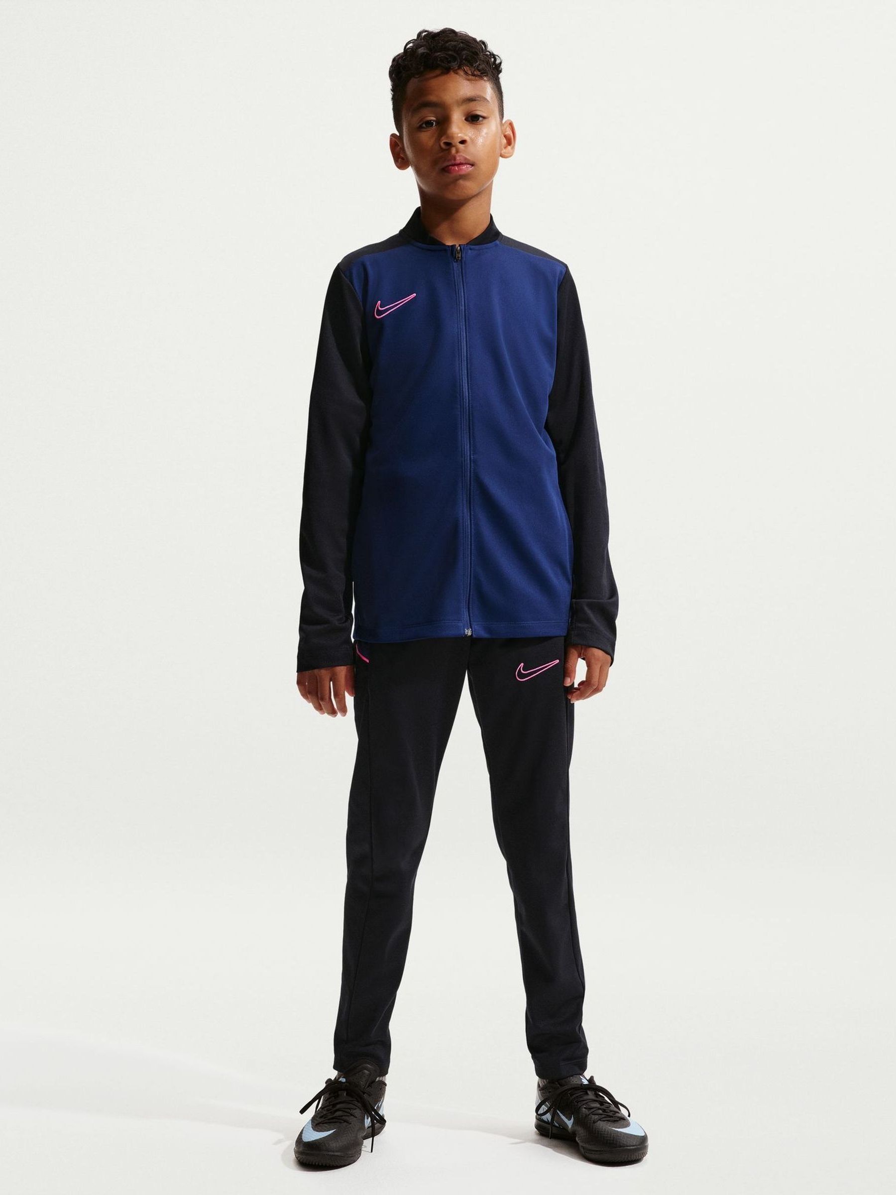nike academy tracksuit blue