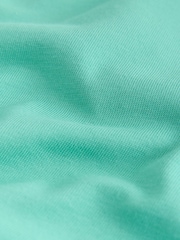 Aqua Blue Heavyweight Short Sleeve Crew Neck T-Shirt - Image 3 of 3