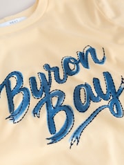 Byron Bay Graphic Heavyweight Short Sleeve Crew Neck T-Shirt - Image 6 of 7
