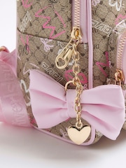 River Island Girls Graffiti Monogram Backpack - Image 5 of 6