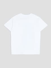 River Island White Boys Smiley Be Yourself T-Shirt - Image 2 of 4