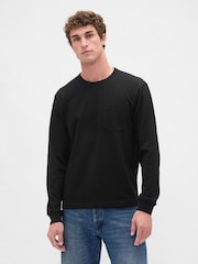 Gap Black Heavyweight Relaxed T-Shirt - Image 1 of 4