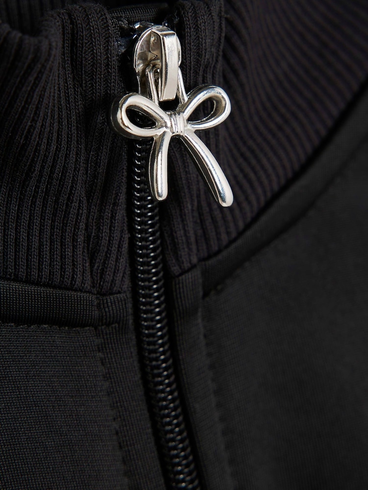 River Island Black Girls Bow Tracksuit Set - Image 5 of 5
