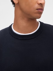Gap Blue Classic Crew Neck Jumper - Image 4 of 4