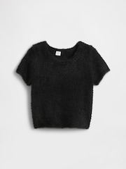 Gap Black Eyelash Sweatshirt (4-13yrs) - Image 4 of 5