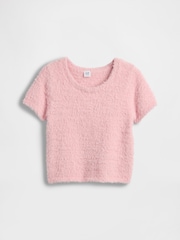 Gap Pink Eyelash Sweatshirt (4-13yrs) - Image 4 of 5