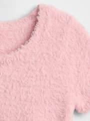 Gap Pink Eyelash Sweatshirt (4-13yrs) - Image 5 of 5
