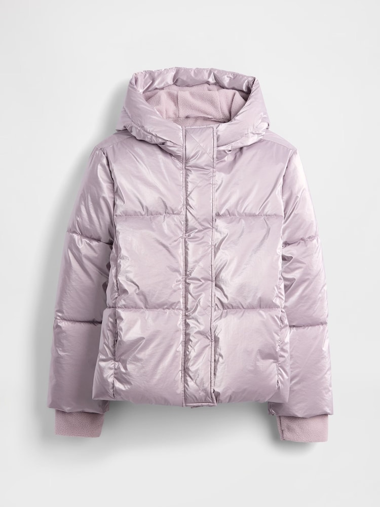 Chaqueta acolchada e impermeable con forro de sherpa de Gap (4-13 años) - Imagen 6 de 6
