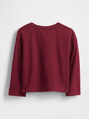Gap Burgundy Red Mix and Match Graphic T-Shirt (6mths-5yrs) - Image 2 of 2