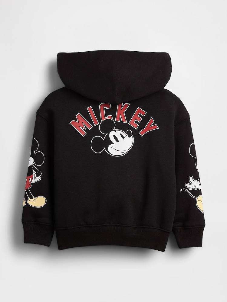 Gap Black Disney Vintage Soft Zip Hoodie (6mths-5yrs) (6mths-5yrs) - Image 2 of 2
