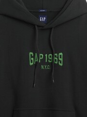 Gap Black Heavyweight 1969 Logo Hoodie - Image 4 of 4