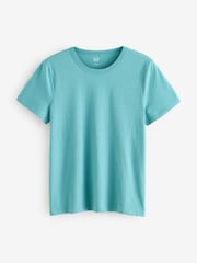 Gap Blue Crew Neck Favourite Cotton Short Sleeve T-Shirt - Image 1 of 4