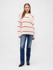 Gap Cream Oversized Sweatshirt - Image 3 of 4