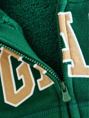 Gap Green Logo Sherpa Zip Hoodie (6mths-5yrs) (6mths-5yrs) - Image 5 of 6