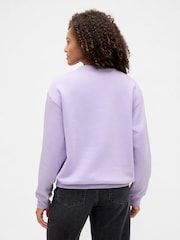 Morado - Suéter con logo y corte holgado de Gap - Imagen 2 de 4