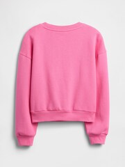 Gap Pink Oversized Graphic Sweatshirt (4-13yrs) (4-13yrs) - Image 2 of 3