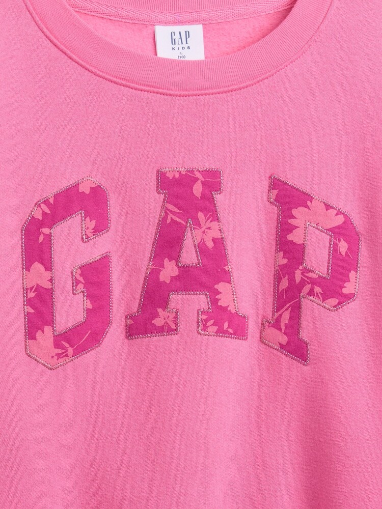 Gap Pink Oversized Graphic Sweatshirt (4-13yrs) (4-13yrs) - Image 3 of 3