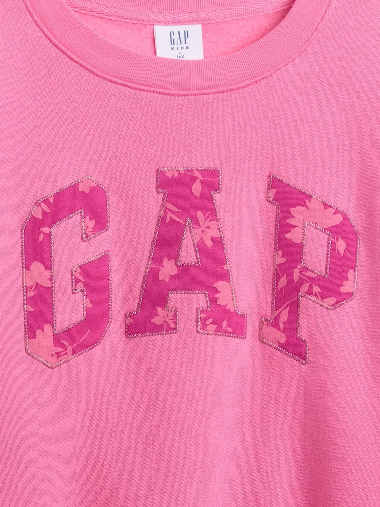 Gap Pink Oversized Graphic Sweatshirt (4-13yrs) (4-13yrs) - Image 3 of 3 Gap Pink Oversized Graphic Sweatshirt (4-13yrs) (4-13yrs) - Image 3 of 3