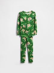 Gap Green Star Wars Brushed Cotton Pyjamas Set (6mths-5yrs) (6mths-5yrs) - Image 1 of 2