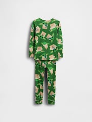 Gap Green Star Wars Brushed Cotton Pyjamas Set (6mths-5yrs) (6mths-5yrs) - Image 2 of 2
