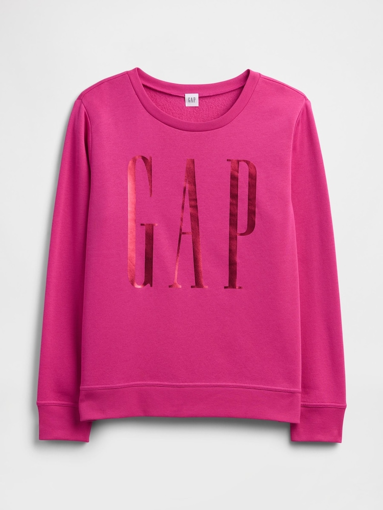 Gap Pink Logo Crew Neck Jumper - Image 5 of 5 Gap Pink Logo Crew Neck Jumper - Image 5 of 5