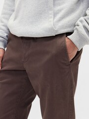 Gap Dark Brown Essential Chinos in Straight Fit - Image 5 of 6