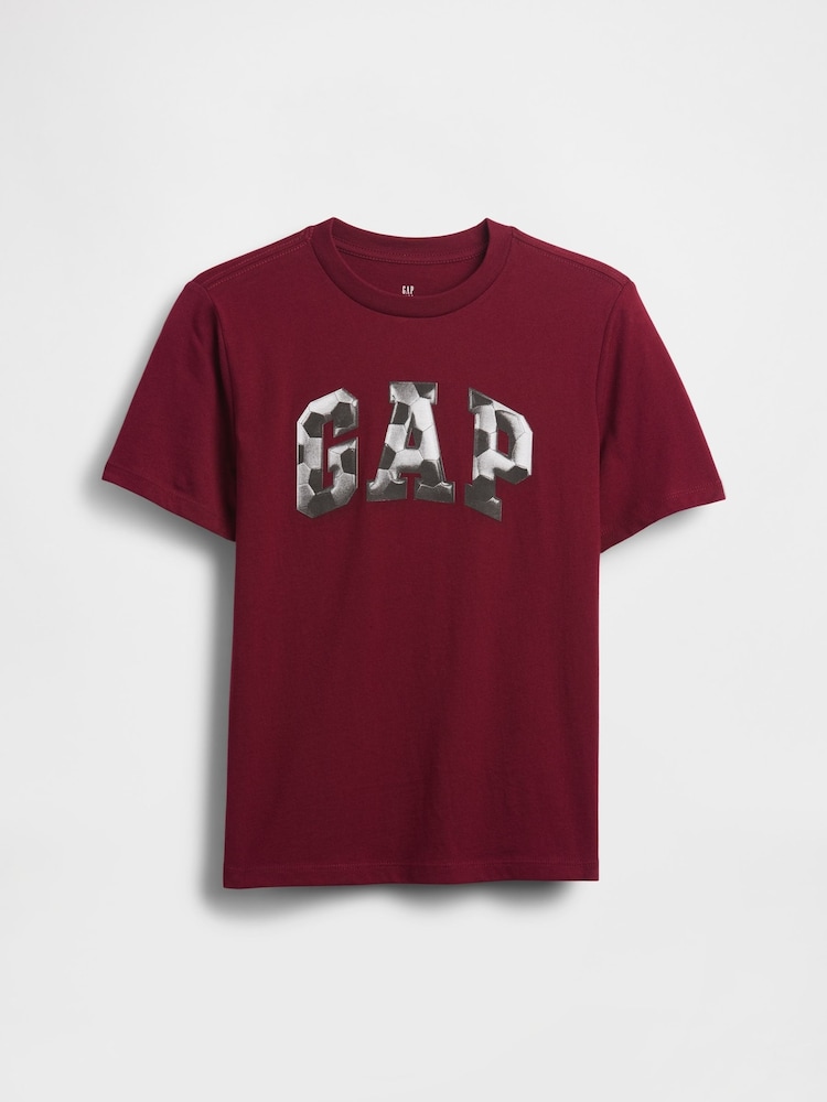 Gap Red Logo Graphic T-Shirt (4-13yrs) (4-13yrs) - Image 1 of 3 Gap Red Logo Graphic T-Shirt (4-13yrs) (4-13yrs) - Image 1 of 3
