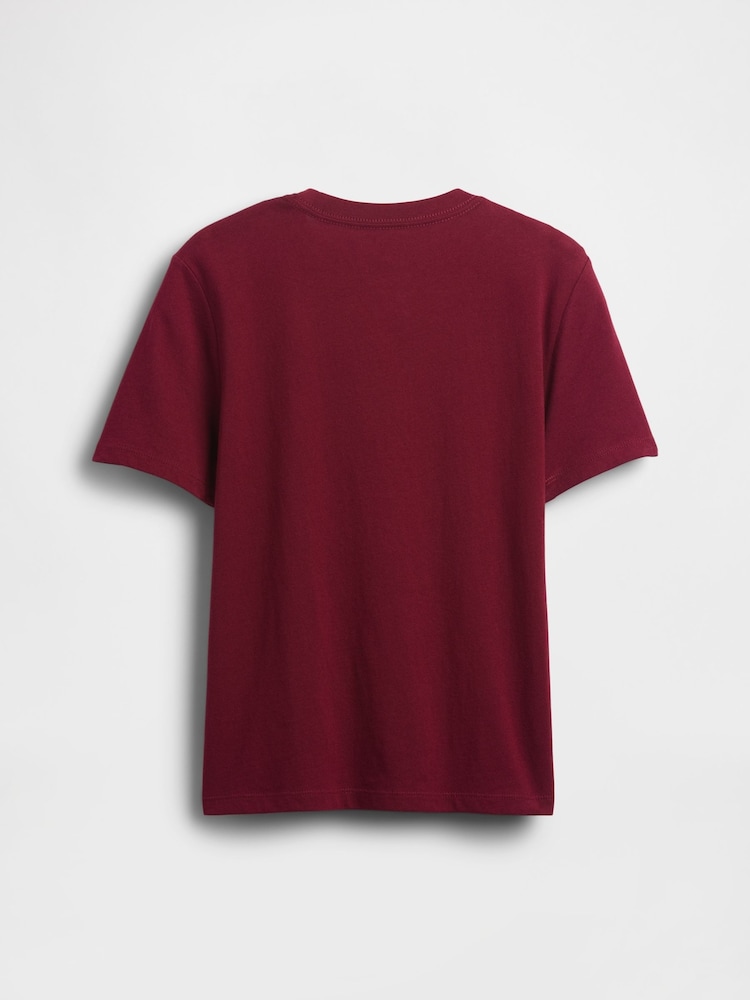 Gap Red Logo Graphic T-Shirt (4-13yrs) (4-13yrs) - Image 2 of 3 Gap Red Logo Graphic T-Shirt (4-13yrs) (4-13yrs) - Image 2 of 3