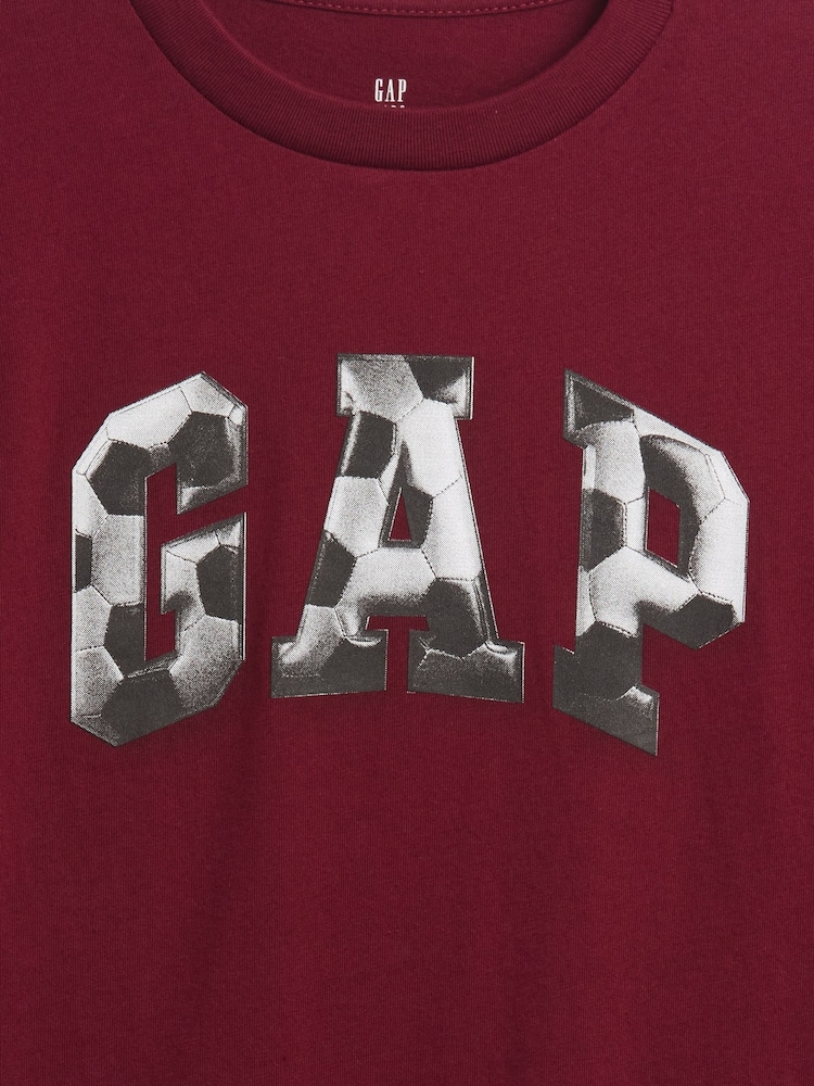 Gap Red Logo Graphic T-Shirt (4-13yrs) (4-13yrs) - Image 3 of 3 Gap Red Logo Graphic T-Shirt (4-13yrs) (4-13yrs) - Image 3 of 3
