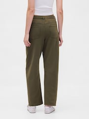 Gap Green Heavyweight French Terry Barrel Joggers - Image 2 of 5
