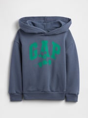 Gap Blue Disney Mickey Mouse Relaxed Logo Hoodie (6mths-5yrs) (6mths-5yrs) - Image 1 of 3