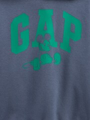 Gap Blue Disney Mickey Mouse Relaxed Logo Hoodie (6mths-5yrs) (6mths-5yrs) - Image 3 of 3