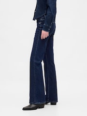Gap Blue Low Waisted Long and Lean Jeans - Image 3 of 7