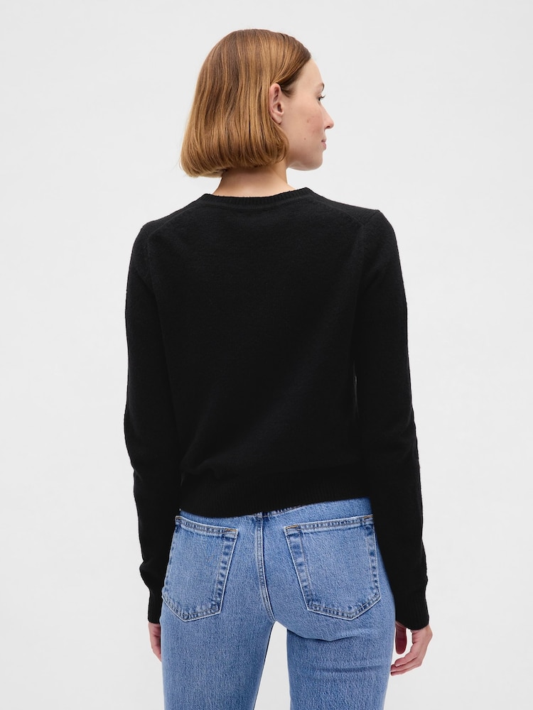 Gap Black CashSoft Crew Neck Jumper - Image 2 of 4