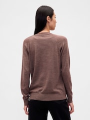 Gap Pink Boyfriend Merino Cardigan - Image 2 of 4