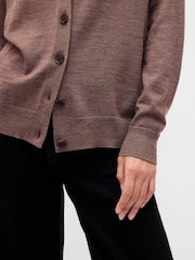 Gap Pink Boyfriend Merino Cardigan - Image 4 of 4