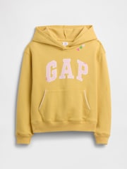 Gap Grey Relaxed Logo Hoodie (4-13yrs) - Image 1 of 3