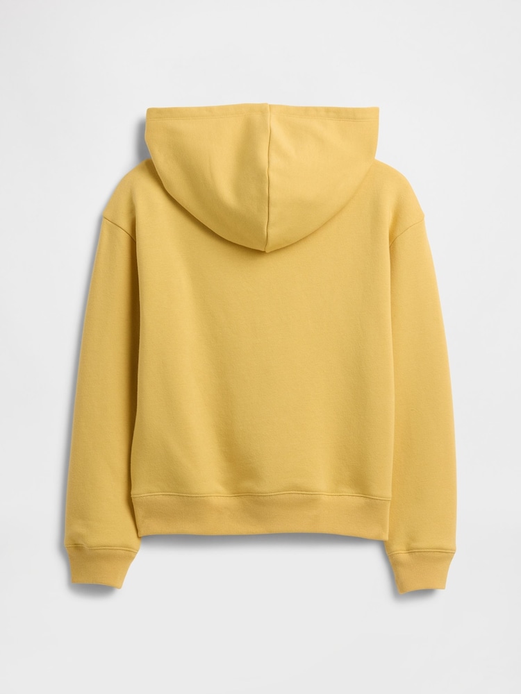Gap Grey Relaxed Logo Hoodie (4-13yrs) - Image 2 of 3