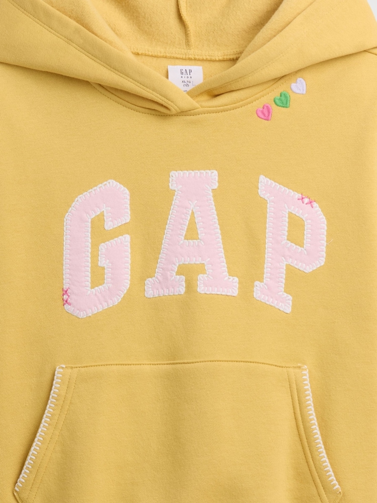 Gap Grey Relaxed Logo Hoodie (4-13yrs) - Image 3 of 3