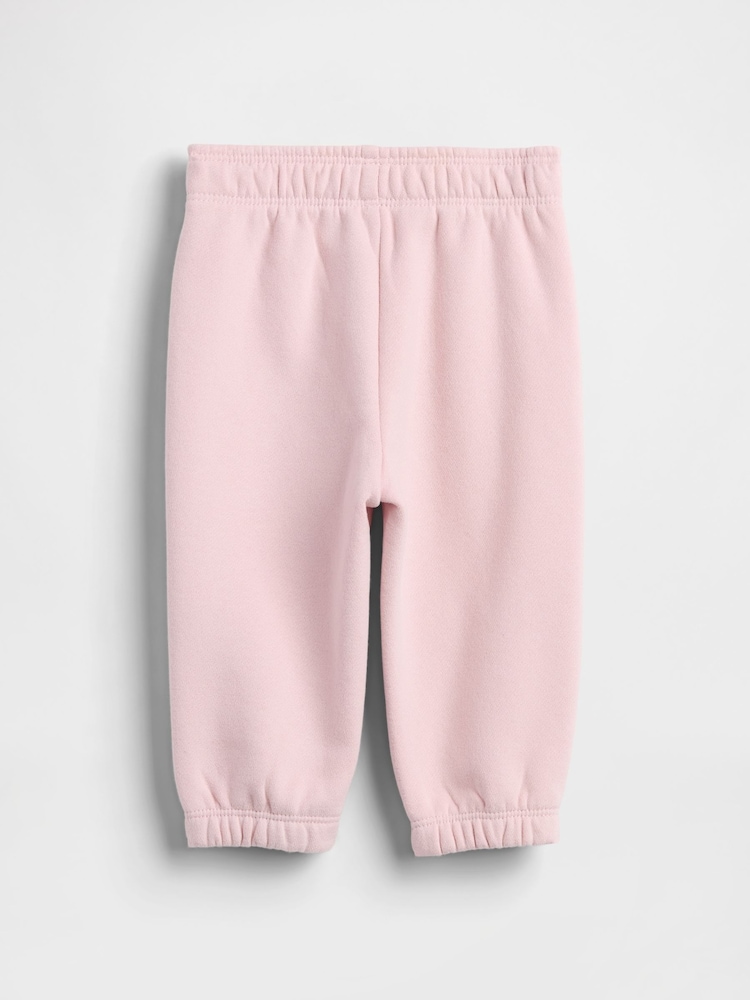 Gap Pink Vintage Soft Logo Joggers (Newborn-24mths) (0-24mths) - Image 2 of 2 Gap Pink Vintage Soft Logo Joggers (Newborn-24mths) (0-24mths) - Image 2 of 2
