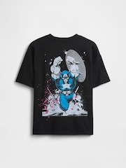 Gap Marvel Relaxed Graphic Short Sleeve T-Shirt (4-13yrs) (4-13yrs) - Imagen 2 de 3