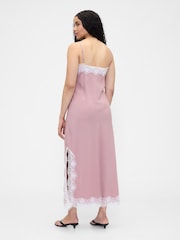 Gap Purple Lace-Trim Maxi Slip Dress - Image 6 of 6