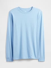 Gap Light Blue Everyday Long Sleeve T-Shirt - Image 4 of 5