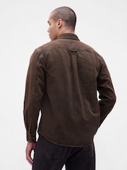 Gap Brown Denim Relaxed Shirt - Image 2 of 3