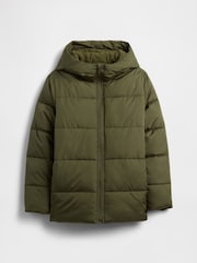 Gap Green Puffer Jacket (4-13yrs) (4-13yrs) - Image 1 of 3