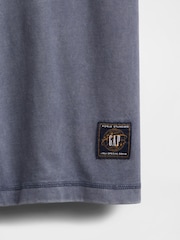 Azul lavado - Gap Heavyweight Crop Graphic T-Shirt - Imagen 4 de 4