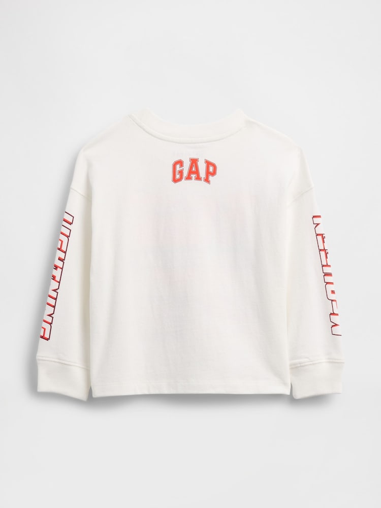 Gap White Disney Cars Graphic Sweatshirt (6mths-5yrs) (6mths-5yrs) - Image 2 of 2
