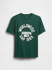Gap Green Logo Graphic T-Shirt (4-13yrs) (4-13yrs) - Image 1 of 3