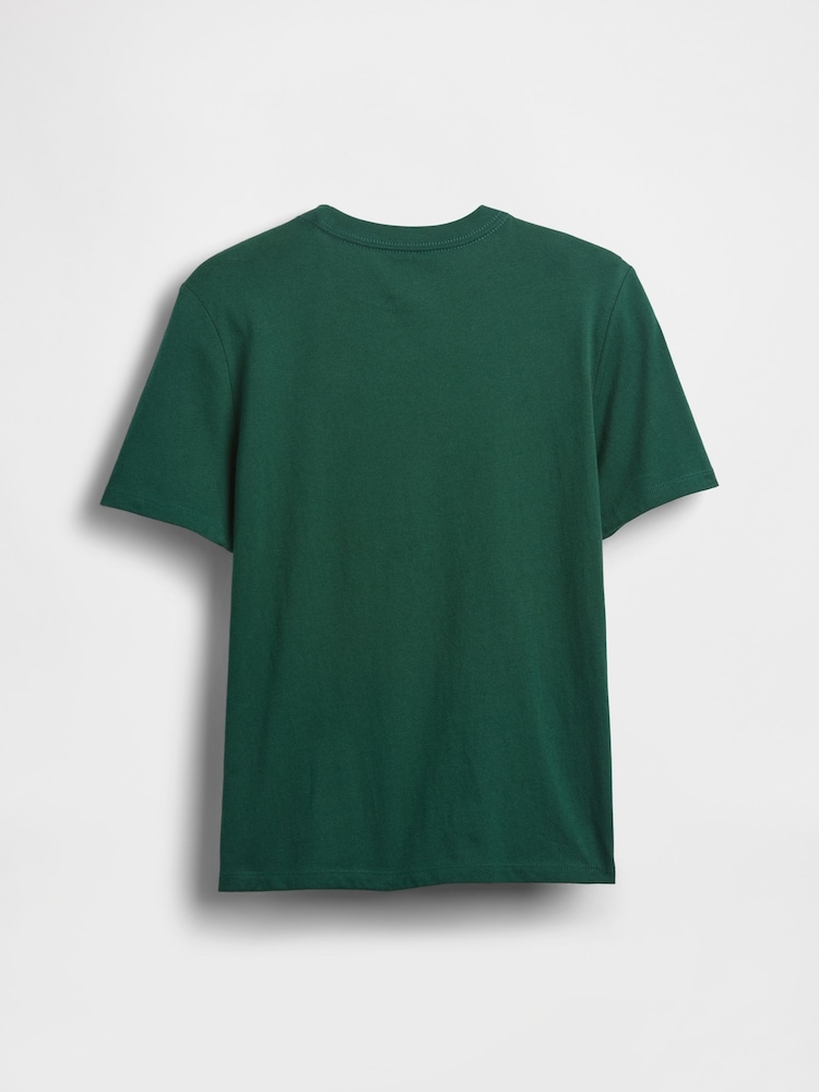 Gap Green Logo Graphic T-Shirt (4-13yrs) (4-13yrs) - Image 2 of 3